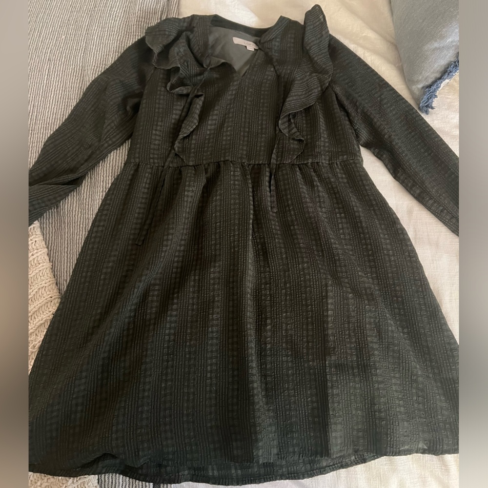 Ann Taylor Loft Women’s Dress XSP in Olive Green